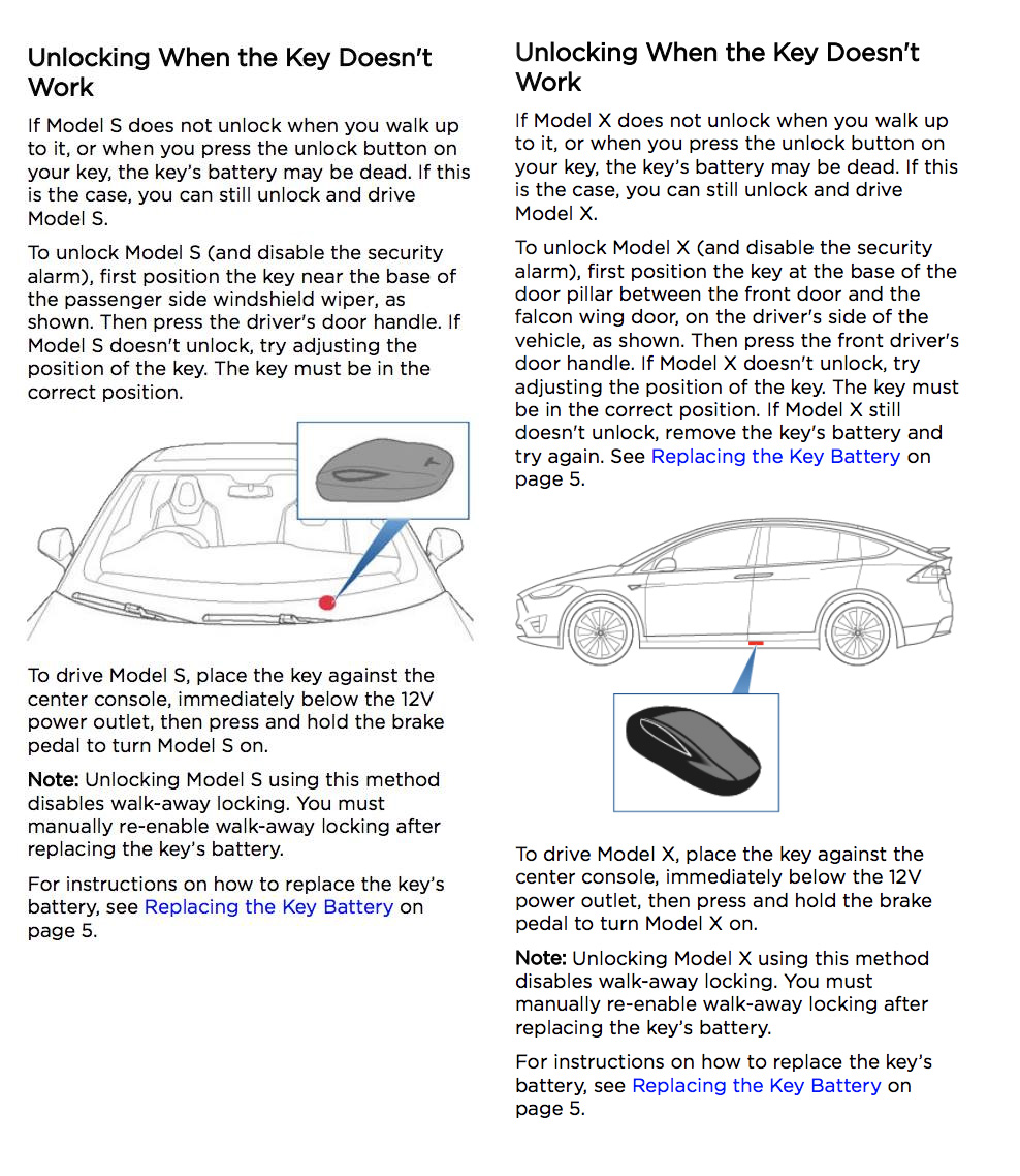 Tesla model deals x 12v battery