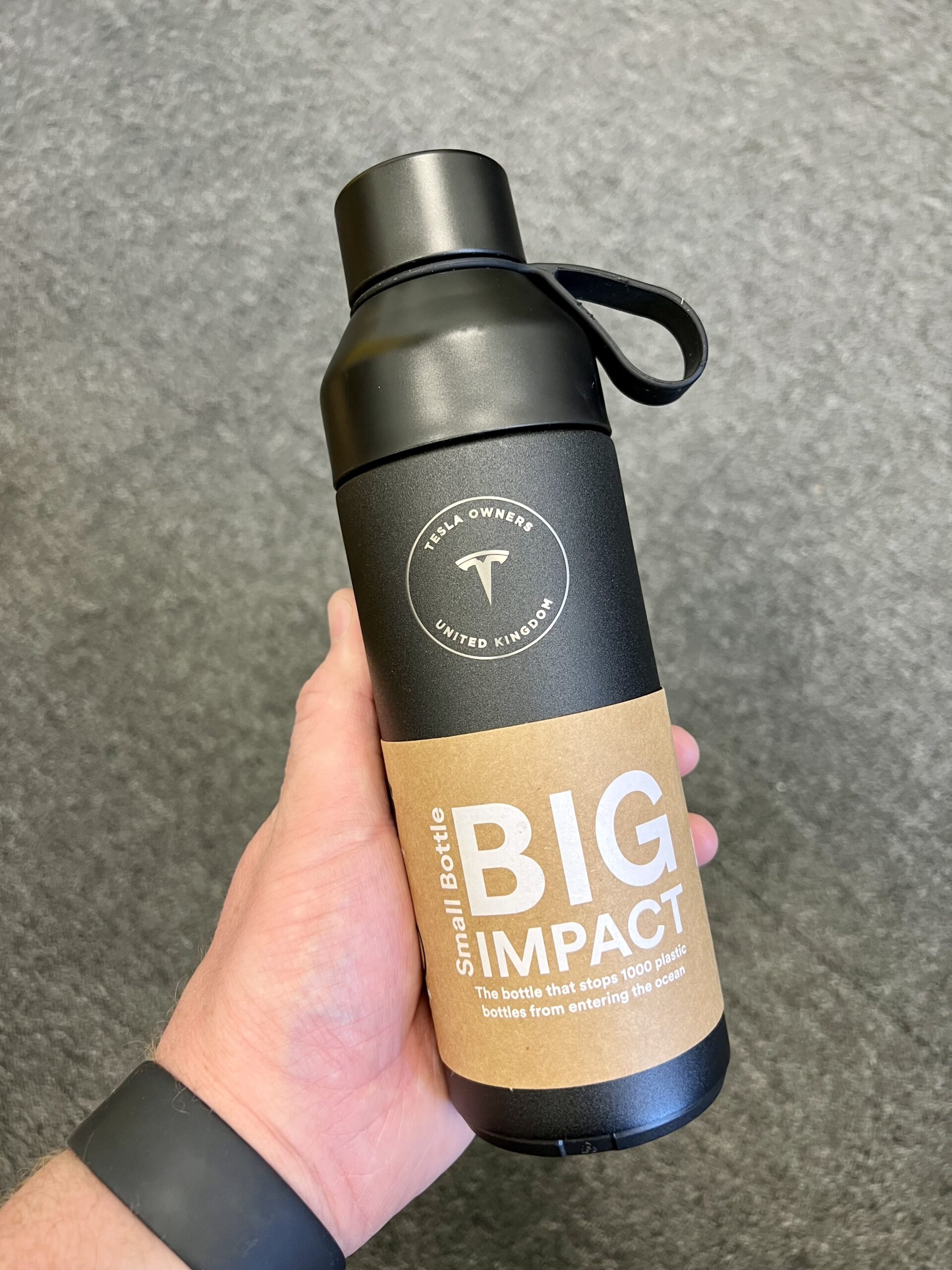 Big Ocean Bottle - Obsidian Black (1 Litre)